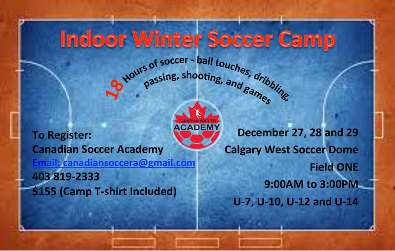 Indoor Winter Soccer Camp